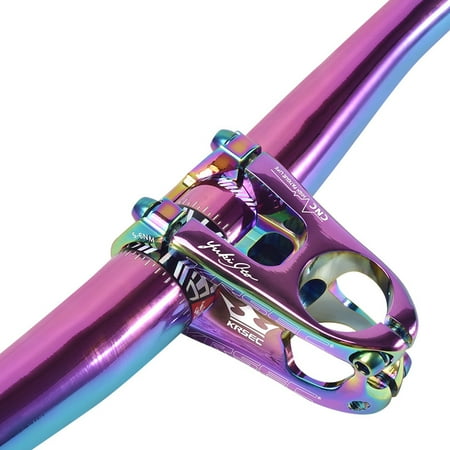 KRSEC Aluminum Stem 31.8*50mm 0° MTB Road Bike short Stems Top cap Expander